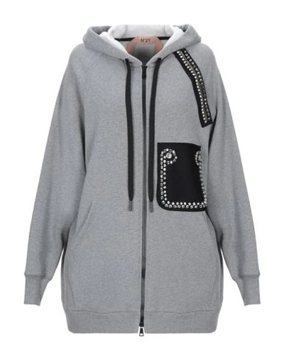 N°21 Hooded Sweatshirt In Grey