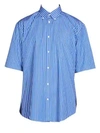 BALENCIAGA Striped Short-Sleeve Shirt
