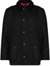 Barbour Black Cotton Ashby Wax Jacket