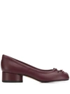 MAISON MARGIELA TABI LEATHER BALLERINA PUMPS