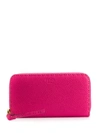 FENDI FENDI ZIP-AROUND ROMAN LEATHER WALLET - PINK