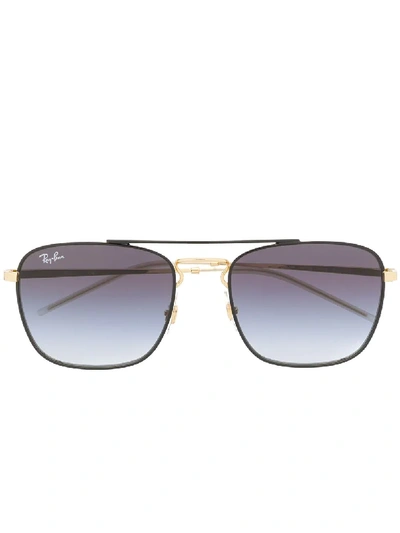 Ray Ban Ray-ban Aviator Shaped Sunglasses - Gold