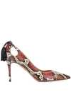 AQUAZZURA ELAPHE-SKIN FOREVER MARILYN 85MM PUMPS