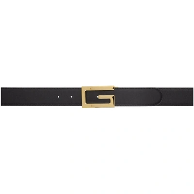 Gucci Reversible Black & Brown G Belt In 1062 Nero/c