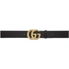 GUCCI BLACK GG MARMONT BELT