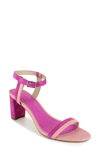 Cupcakes And Cashmere Marini Sandal In Blush/ Punch Leather
