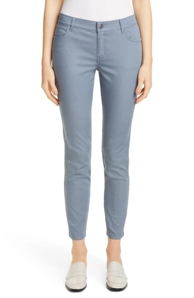 Lafayette 148 Mercer Skinny Jeans In Blue Jay