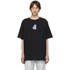 OFF-WHITE OFF-WHITE BLACK AND MULTICOLOR THERMO T-SHIRT