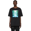 OFF-WHITE OFF-WHITE BLACK AND MULTICOLOR WATERFALL T-SHIRT