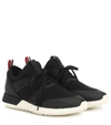 Moncler Black Emilia Sneakers In Black