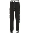 DOLCE & GABBANA LOGO COTTON TRACKtrousers,P00389143