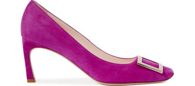 Roger Vivier Dec Belle Trompette Pumps In Violet