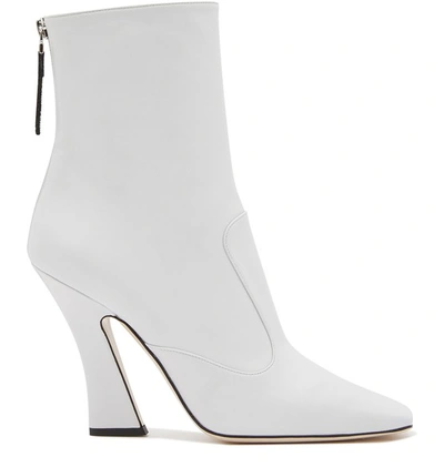 Fendi Ffreedom Ankle Boots In Bianco