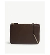 SANDRO LEATHER POUCH BAG