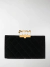 ALEXANDER MCQUEEN KNUCKLE DUSTER CLUTCH BAG,14163495