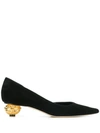 LOEWE NUT HEEL PUMPS