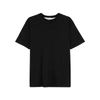 OFF-WHITE Black logo-print cotton T-shirt
