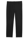 Theory Crepe Cropped Tailered Trousers In Black