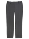 Theory Crepe Cropped Tailered Trousers In Deep Slate