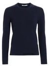 Agnona Cashmere Long-sleeve Sweater In Navy