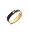 Tory Burch Kira Enameled Bracelet In Tory Navy / Tory Gold