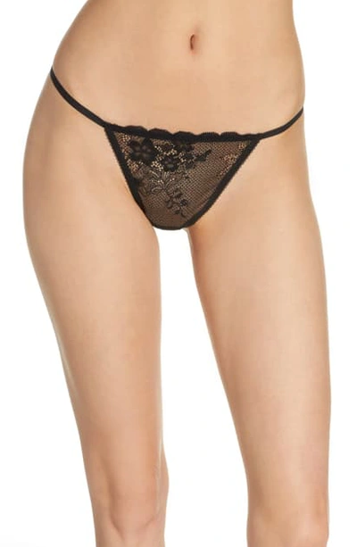 Jason Wu Collection Collection Classic Lace Thong In Black