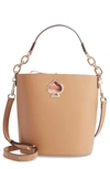 Kate Spade Suzy Small Leather Bucket Bag - Brown In Rich Pecan