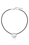 MAJORICA SIMULATED FLAT COIN PEARL NECKLACE,MTC0212SW