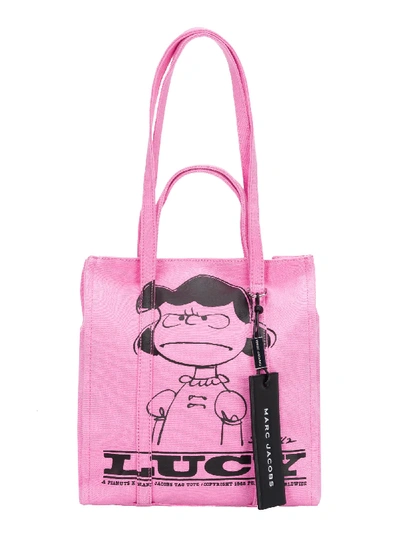 Marc Jacobs Peanuts® The Tag Tote In Pink