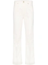 GOLDSIGN HIGH-RISE STRAIGHT-LEG JEANS