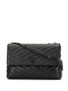 TORY BURCH TORY BURCH QUILTED SHOULDER BAG - 黑色