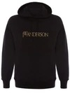 JW ANDERSON LOGO EMBROIDERED HOODIE