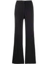 N°21 Nº21 TAILORED STRAIGHT-LEG TROUSERS - BLACK