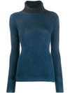 AVANT TOI AVANT TOI TURTLENECK CASHMERE JUMPER - 蓝色