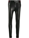 ERMANNO SCERVINO CONTRAST BAND SKINNY TROUSERS