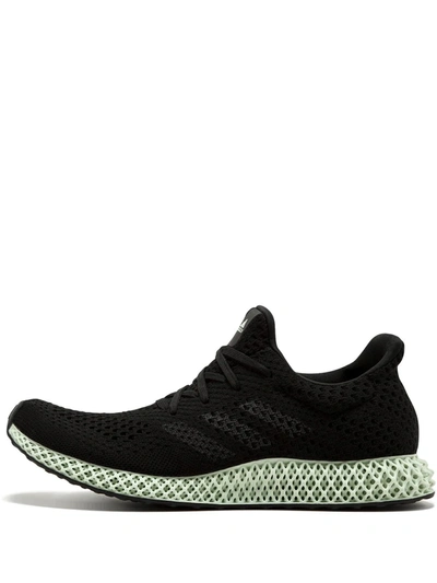 ADIDAS ORIGINALS FUTURECRAFT 4D "BLACK/ASH GREEN" SNEAKERS