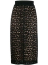 N°21 LACE PENCIL SKIRT