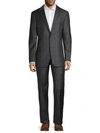HICKEY FREEMAN Classic-Fit Checkered Wool Suit