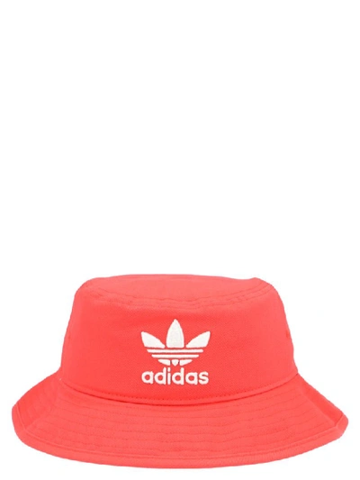 Adidas Originals Bucket Hat In Red