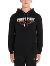 PHILIPP PLEIN FLAME HOODIE,10981731