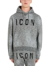 DSQUARED2 ICON HOODIE,10981712