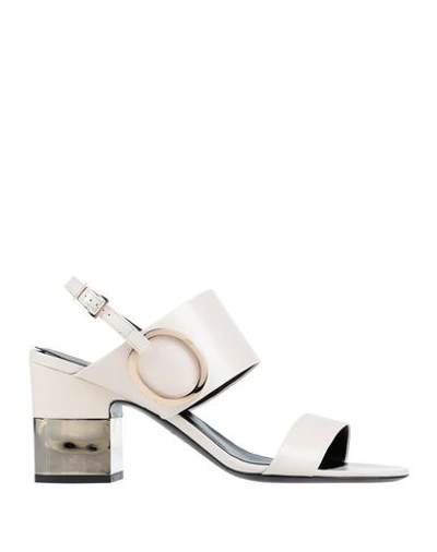 Roger Vivier Sandals In White
