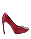 Roger Vivier Pumps In Red