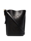 LOEWE LOEWE GATE ANAGRAM BUCKET BAG - 黑色