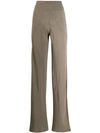 RICK OWENS FOREVER BIAS WIDE-LEG TROUSERS