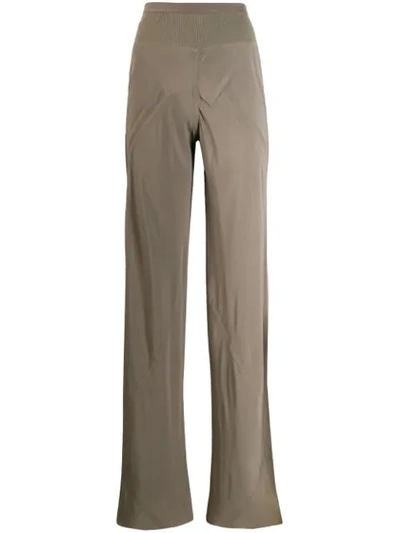 Rick Owens Forever Bias Wide-leg Trousers In Dust
