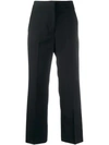 Stella Mccartney Cropped Tailored Trousers In Black