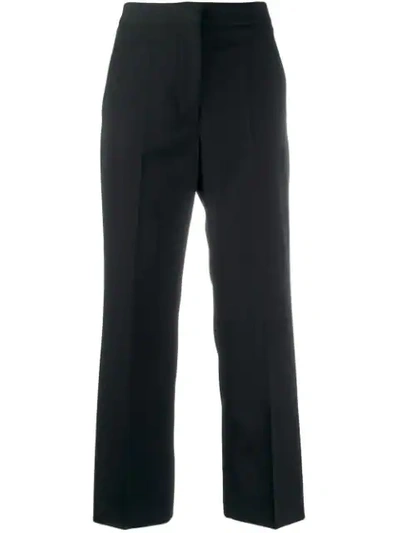 Stella Mccartney Cropped Tailored Trousers In Black