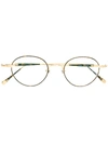 Matsuda Sun Clip Glasses - Gold