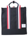 THOM BROWNE TECHNICAL FABRIC TOTE BAG,167294